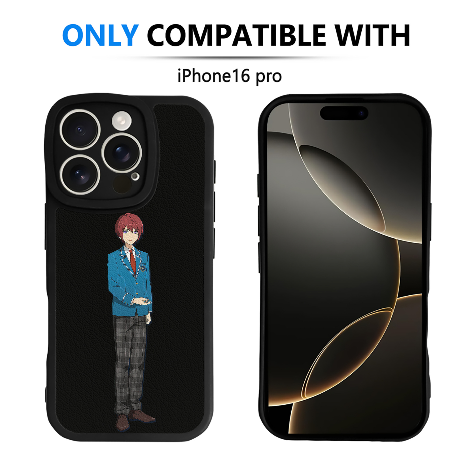 （画像用） あんさんぶるスターズ! Ensemble Stars 【iPhone 16シリーズ対応】シリコンスマホケース（レザー調） 材質：シリコン